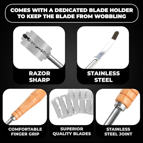 Orblue Bread Lame, Dough Scoring Tool with 12 Blades