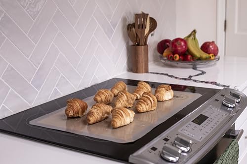 Silicone Baking Mats - 3/4 Size Cookie Sheets for Baking, Pack of 3, Gray - color: Gray, size: 3/4 Baking Mat Pack of 3