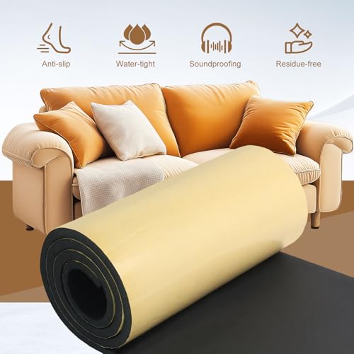 Eunice Sponge Neoprene Foam Sheet with Adhesive, 12 in x 59 in x 1/4 in - size: 12 in x 59 in x 1/4 in
