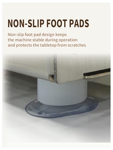 304 Stainless Steel Fondant Dough Sheeter with 23.62" x 11.81" Sheeter Board, fondant non-stick roller, Manual Dough Roller with 1-20mm Adjustable Thickness