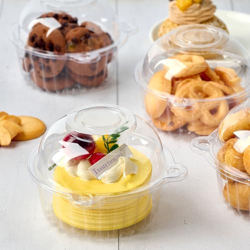 TOFLEN 100ct Individual Cupcake Containers
