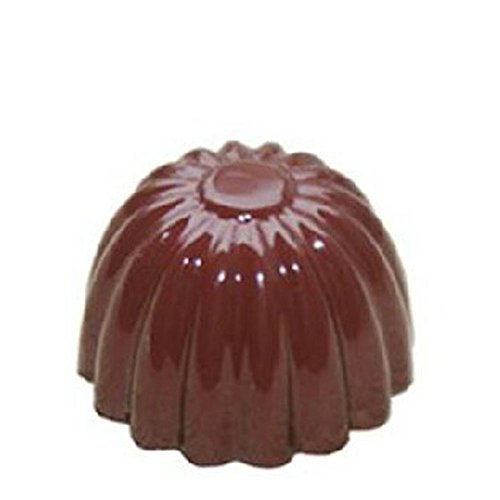 Polycarbonate Chocolate Mold DIY Candy Mould Clear Hard Plastic Bakeware Pastry Tools Flower (S2-19369) - color: 13