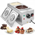Chocolate Tempering Machine Chocolate Melter Warmer 2 Tanks 9lbs