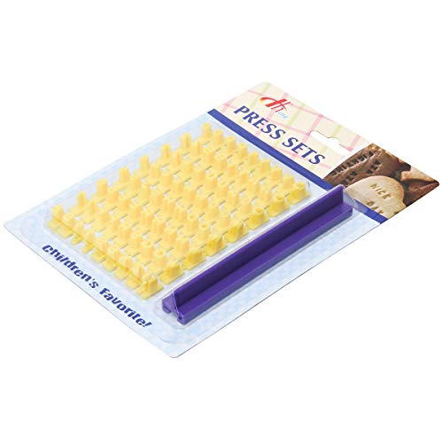 Cookie Stamps, Numbers Alphabet Stamps for Cookie Chocolate, 72 PCS