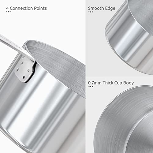 U-Taste Measuring Cups Spoons Set, 18/8 Stainless Steel, 12Pcs, Multicolor - color: Multicolors