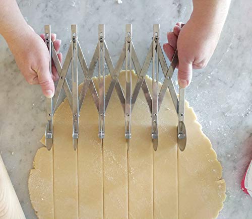 Ateco 5 Wheel Stainless Steel Cutter, 2 1/8 Inch Wheels - style: 5 Wheel - 2 1/8" Straight Cutters