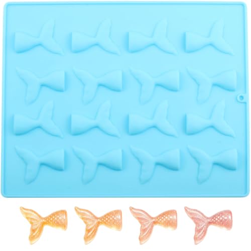 16 Cavity Mermaid Tails Silicone Candy Molds