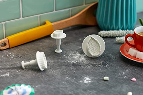 PME Plunger Cutters, Veined Rose Leaf