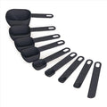 bella 9 Pc Nested Measuring Cup & Spoon Set, BPA & BPS-free nylon, Slate - color: Slate