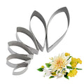 KALAIEN 6pcs/set Dahlia Sugar Flower Cutter Set Flower Petal Fondant Mold - color: Dahlia Cutter(6pcs)