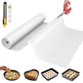 GTJ Silicone Baking Mat Roll, Reusable Baking Sheet Liners, 24 in x 6 ft - color: White, size: 72"L x 24"W