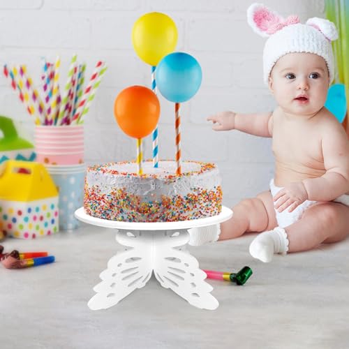 AOCEAN 12 Inch Butterfly Cake Stand for Birthday Party Decoration