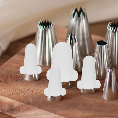 Piping Tip Protectors 2 pack Silicone Cake Decorating Tip Covers - size: 4.5X2.8X2.8CM