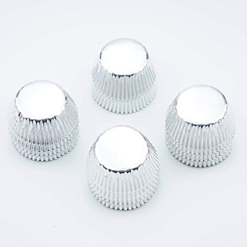 Gifbera Mini Foil Baking Cups Silver, 300-Count Bright Foil Paper Silver Cupcake Liners Mini Size - color: Silver