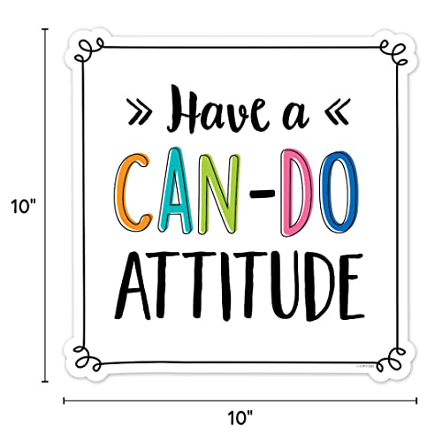 CTP Positive Mindset 10 in Cutouts, Growth Mindset Classroom Decor Set - color: Positive Mindset