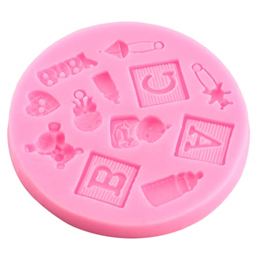 ZiXiang Baby Silicone Fondant Cake Mold Bear Silicone Molds - color: Style B