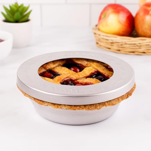 Mrs. Anderson's Baking Individual Pie Crust Protector Shields, Set Of 4, For Mini Pies And Pot Pies, Fits Up To 5-Inch Pie Plates, Prevents Over-Browning And Spills - style: Original Mini, 5-Inch, Set/4