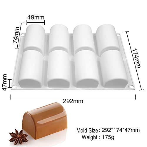 Silicone Oval Cookie Mold Non-Stick Silicone Molds Chocolate Molds for Chocolate Cupcake Candy Pudding Mini Soap Making (D_11.68x6.96x1.88 inch) - size: D_11.68x6.96x1.88 inch