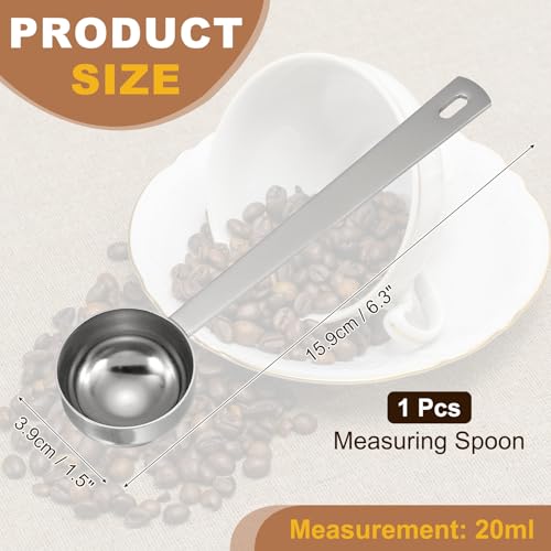 uxcell Measuring Spoon 20ml for Cooking Baking Silver - color: Silver, size: 20ml
