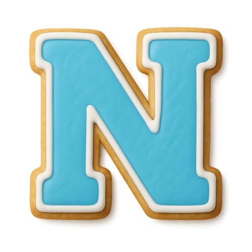 Mighty Gadget 4 inches Varsity Letters Cookie Cutters (N)