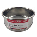 LABALPHA 400 Mesh Lab Sieves, Test Sieve #400 Mesh, 4'' Diameter, 304 Stainless Steel Wire Cloth (0.0385mm) - size: 400 mesh (0.0385mm)