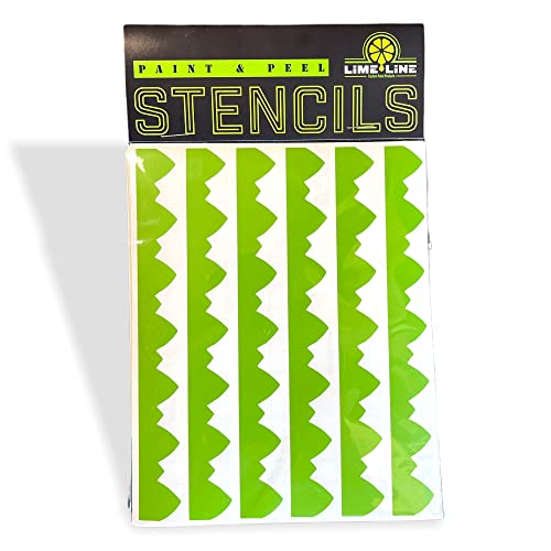 LiME LiNE Dragon Scales Airbrush Stencil for Custom Paint