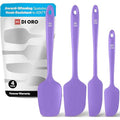 DI ORO Silicone Spatula Set - 600F Heat Resistant, 4-Pc Lavender - color: Lavender