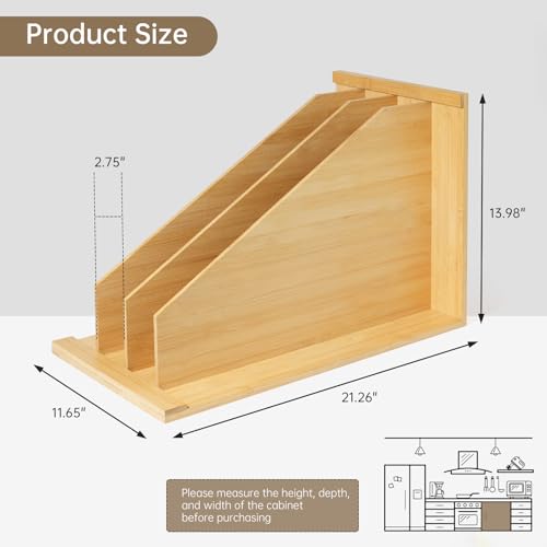 Tray Dividers for Kitchen Cabinets，cookie sheet divider for cabinet