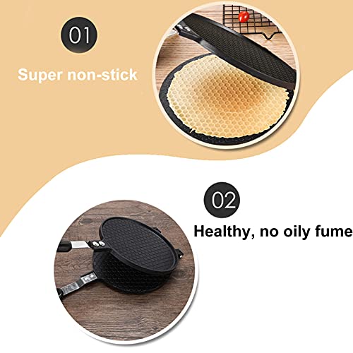 Topyond Cone Maker, Non-Stick Waffle for DIY Ice Cream Cones
