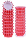 Caperci Heavy Duty Red Mini Cupcake Liners Small Muffin Baking Cups 200pcs - color: Red