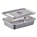 4 Inch Extra Deep Lasagna Baking Pan with Lid, 7.4Qt - size: M, style: 1 Pack
