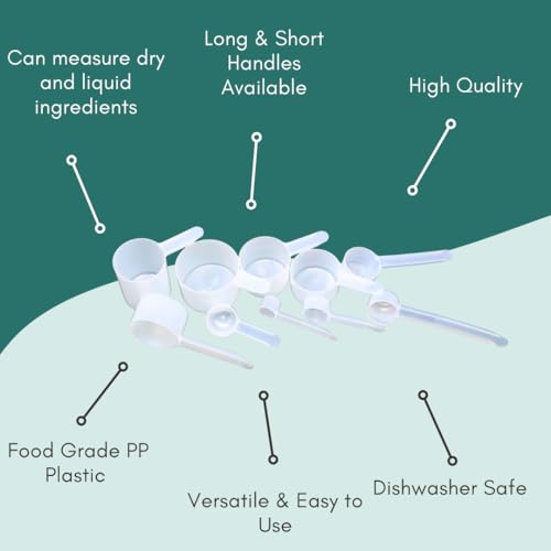 2 Tablespoon (1 Oz. | 6 Tsp | 29.6 mL) Short Handle Plastic Measuring Spoon for Coffee, Protein Powder, Spices, Grains, Dry Goods – Food-Grade BPA-Free (Pack of 1) - size: 29.6 mL | 2 Tablespoon | 1 Oz.