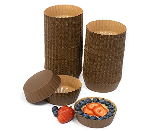 Coated Paper Baking Cups - 5.7 oz Quick Release (70)