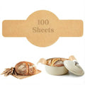 Marspark 100 Pcs Parchment Paper Bread Sling, Round - style: Round