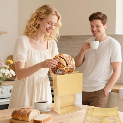 Aliggbent 38Pcs Sourdough Bread Baking Supplies – 11'' Oval & 10'' Round Cotton Rope Banneton Bread Proofing Baskets with Liners & Covers, Sourdough Starter Jar Kit, Scale, Bags & Bread Making Tools - size: 11'' 38Pcs Set