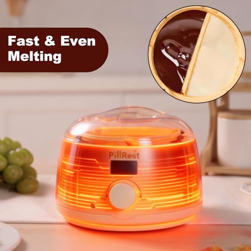 Chocolate Melting Pot, Electric Fondue Pot Set for Candy Melts & Cake Pops - color: Cream