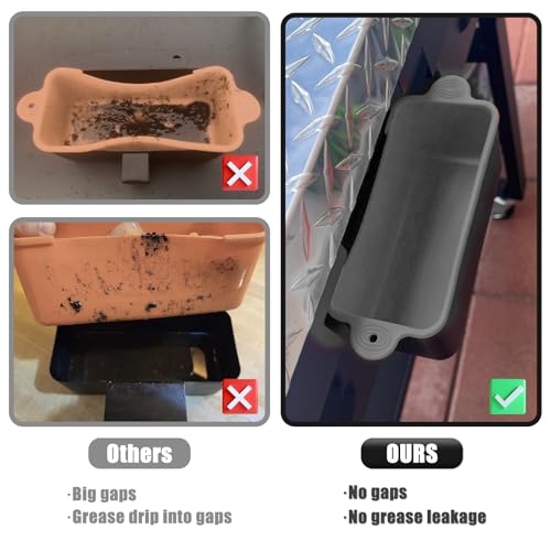 Koolstuffs Silicone Grease Cup Liners for Blackstone - color: Gray
