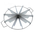 Pie Cutter 10 Slice Stainless Steel 10 Inch Cake Cutter Slicer - color: Silver, size: 10S-SS