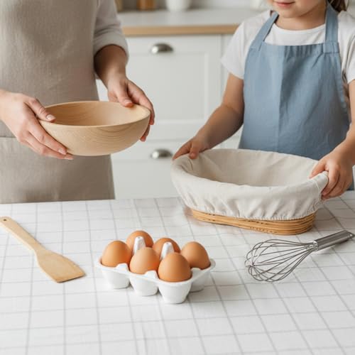 Molain 4 Pcs Bread Proofing Basket Cloth Liner, Bread Cloth Covers