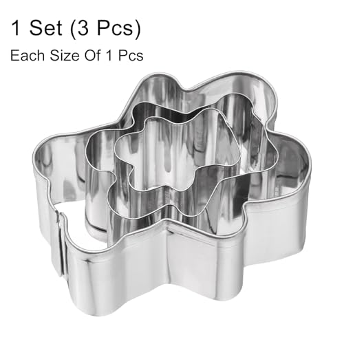 HARFINGTON 3Pcs Bear Cookie Cutters Set Assorted Sizes Stainless Steel Holiday Cookie Cutters Biscuit Mould for Pastry Fondant Cake Cookie Cheese Gifts - style: Bear