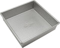 USA Pan Bakeware Nonstick Square Cake Pan,8 Inch,Aluminized Steel,(Pack of 6) - size: 8-Inch (Pack of 6)