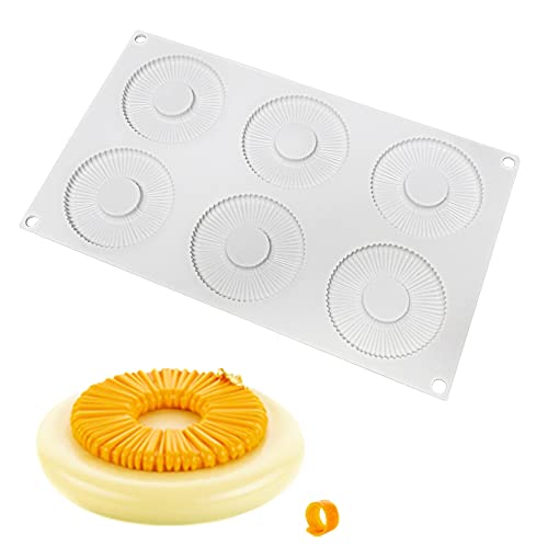 Mostsom Silicone Baking Mold, Kitchen Donut Pan for Non-Stick Doughnuts, BPA Free, Donut Molds - size: Doughnut H