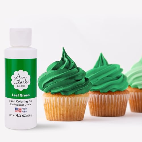 Ann Clark Leaf Green Food Coloring Gel Large 4.5 oz Made in USA - color: Leaf Green