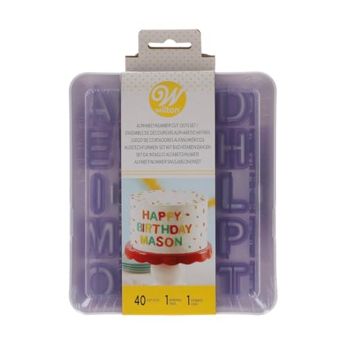 Wilton Cut-Outs Alphabet & Numbers Cutters Set/42