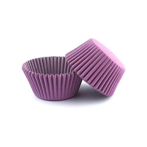300 Count Purple Cupcake Liners Standard Paper Baking Cups - color: Purple