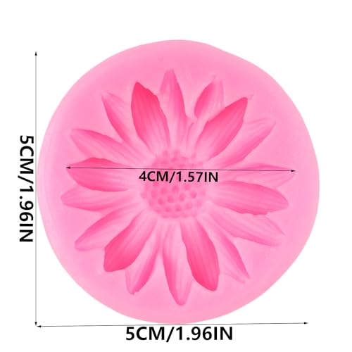 Sunflower Silicone Mold Chrysanthemum Chocolate Fondant Mold - color: Style L