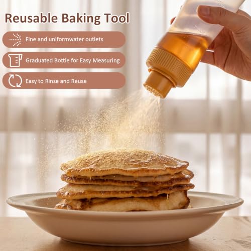 Havawish 1 Pcs Cake Moistening Bottle 12oz/350ml Squeeze Bottle, Yellow - color: Yellow