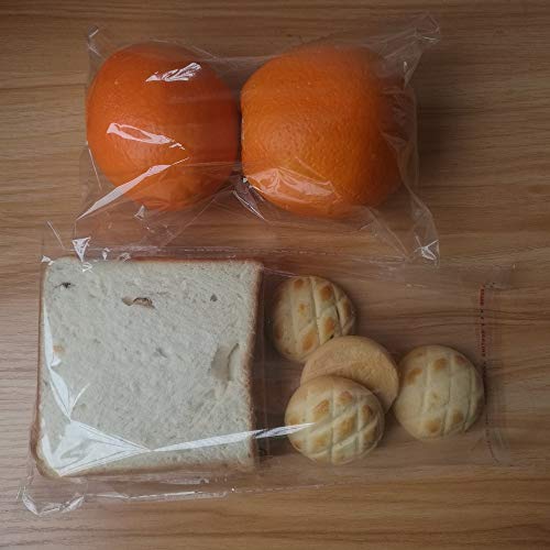 200pcs 6"x8" Clear Resealable Cellophane Bag Self Adhesive Seal - size: 6x8 Inch (Pack of 200)