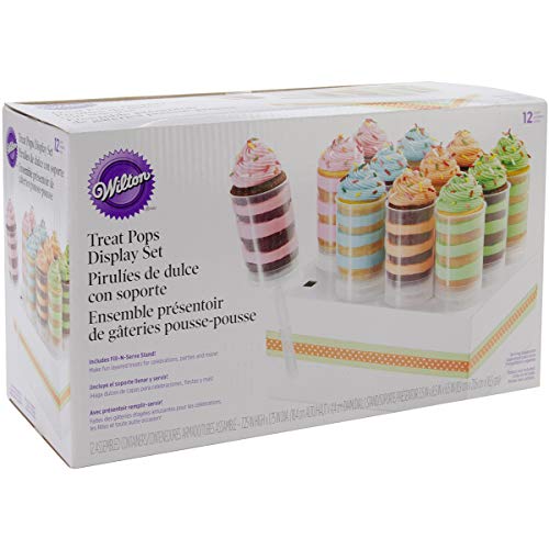 Wilton Cake Pop and Dessert Display Set, 13-Piece - color: Clear