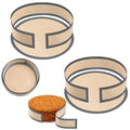 2 pack Non Sick Silicone Baking Mat for Springform Pan 9 inch, Prevent cake from Sticking to Bottom and Side, Easy Clean Silicone mat for Cheesecake Pan